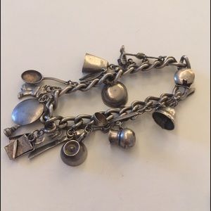 Charm bracelet vintage Taxco